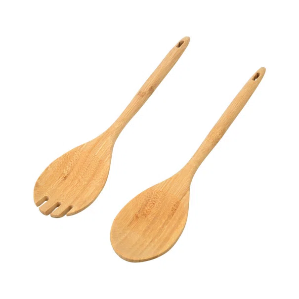 Κουτάλες Σαλάτας (Σετ 2τμχ) Homely Bamboo Essentials 01-20224