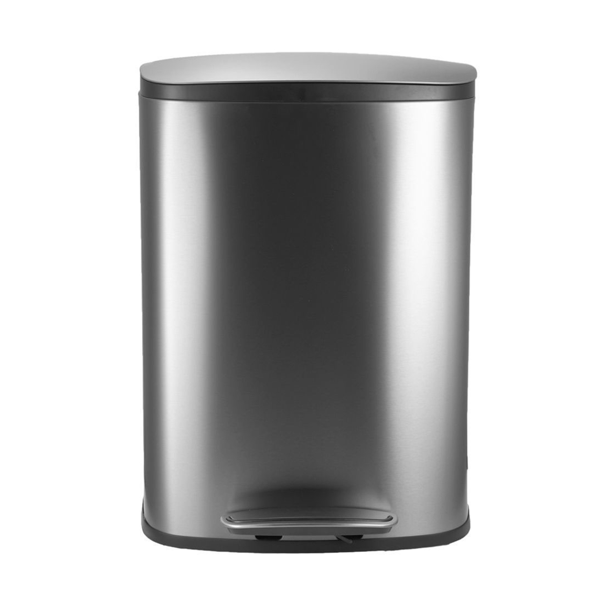 Κάδος Απορριμμάτων (44x37.4x61.1) Estia 50lt Soft Close Inox 01-20927