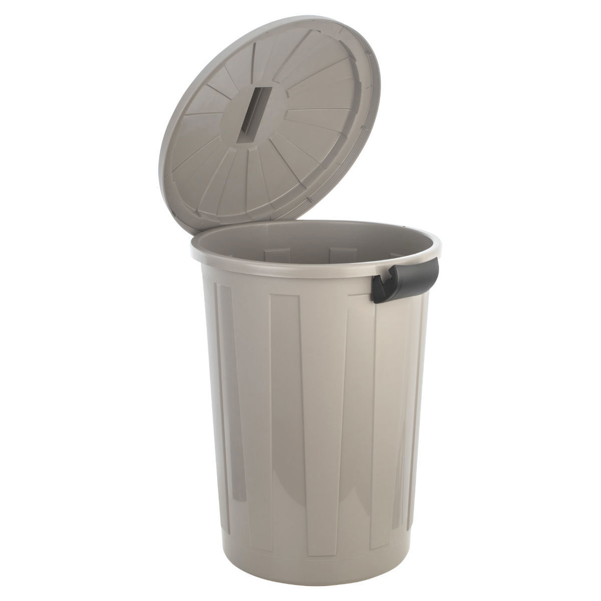 Κάδος Απορριμμάτων (Φ45X64 5) Homely 60Lt Γκρι 01-23201 Οργάνωση & Αποθήκευση Κουζίνας Κάδοι Spitishop