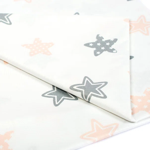 Σεντόνια Κούνιας (Σετ) Dimcol Star 103 Grey