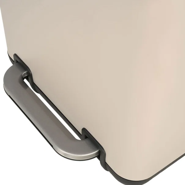 Κάδος Απορριμμάτων Μπάνιου (24.1x21.3x31.6) Estia 6lt Soft Close Taupe 02-20972