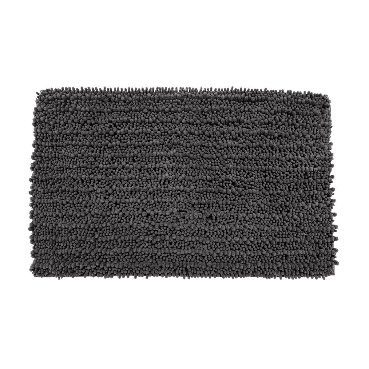 Πατάκι Μπάνιου (50x80) Estia Chenille Premium Ανθρακί 02-20736