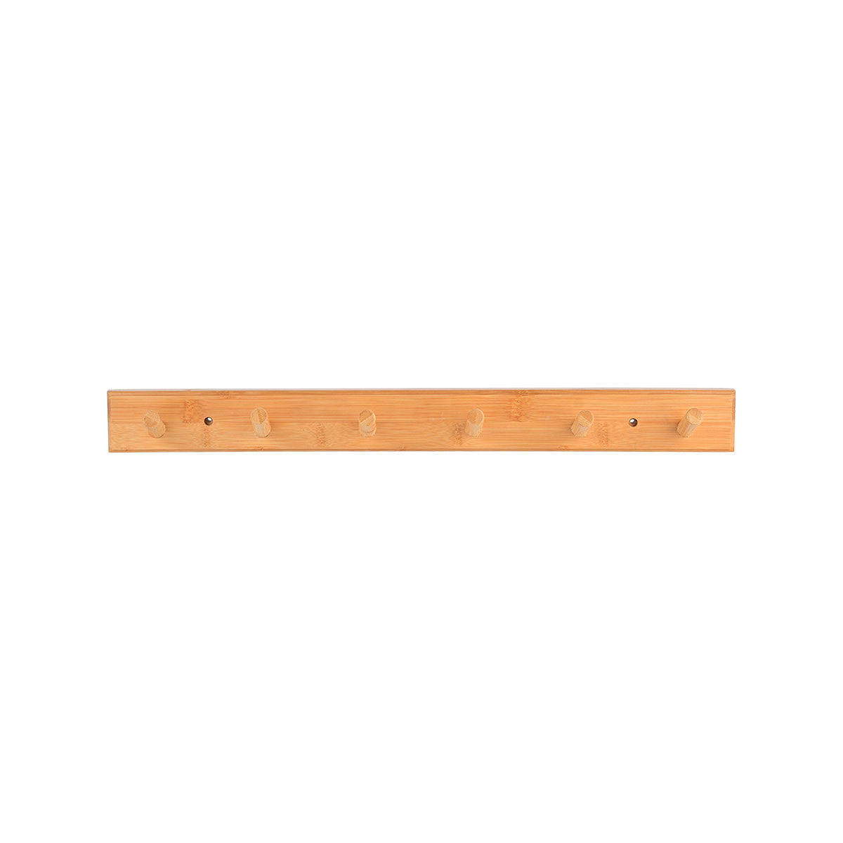Κρεμάστρα Τοίχου 6 Θέσεων (59x6x7) Estia Bamboo 02-18320