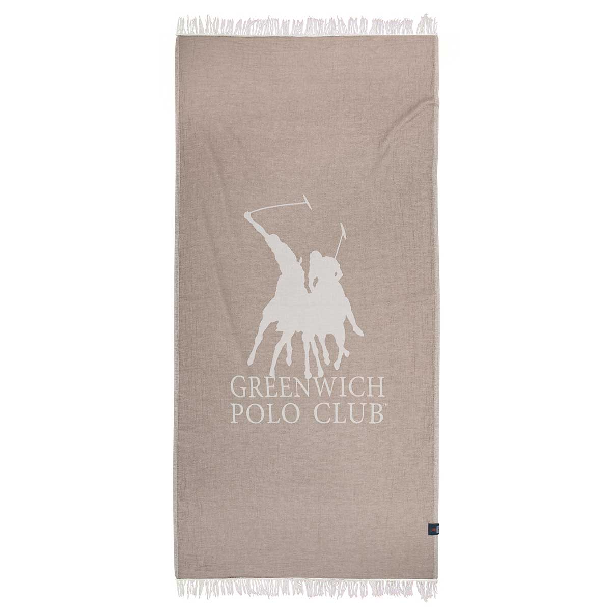 Παρεό (85x170) Greenwich Polo Club Beach 3904 Σπαγγί