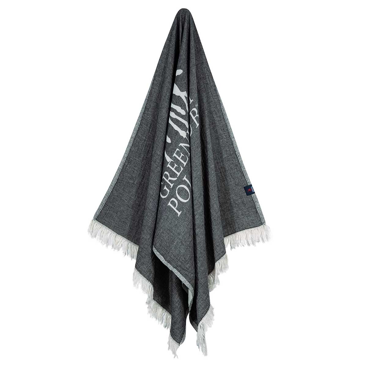 Παρεό (85X170) Greenwich Polo Club Beach 3905 Black Θαλάσσης Spitishop