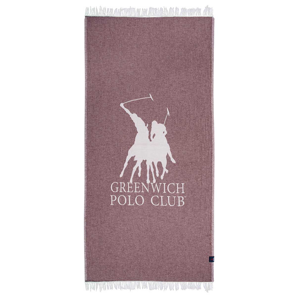 Παρεό (85x170) Greenwich Polo Club Beach 3906 Bordeaux