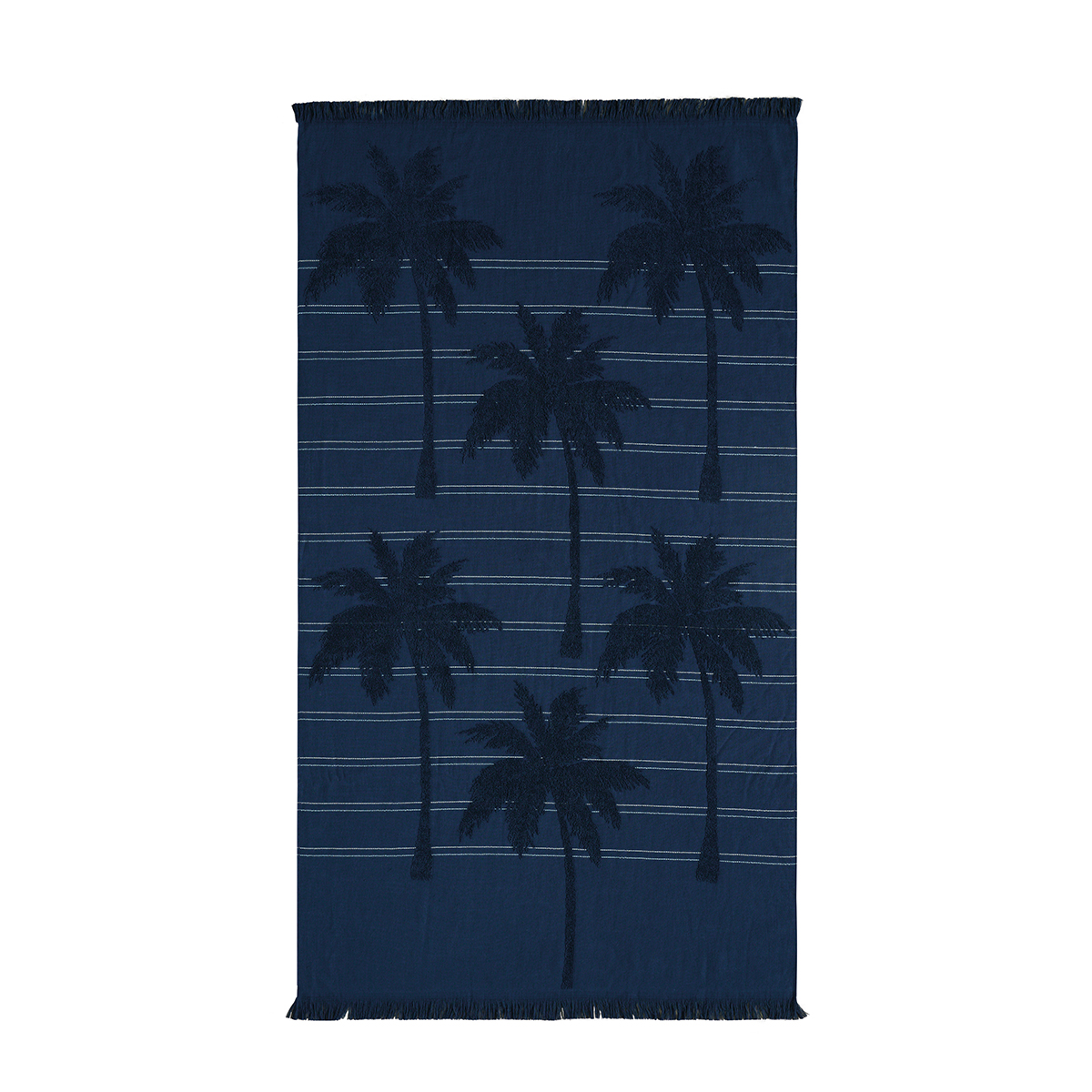 Πετσέτα Θαλάσσης - Παρεό (95X160) Kentia Stylish Cocos 01 Blue Πετσέτες Ενηλίκων Spitishop