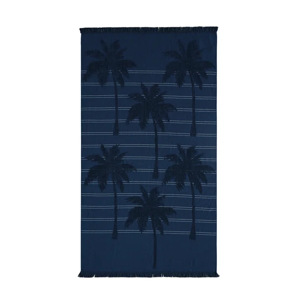 Πετσέτα Θαλάσσης - Παρεό (95x160) Kentia Stylish Cocos 01 Blue
