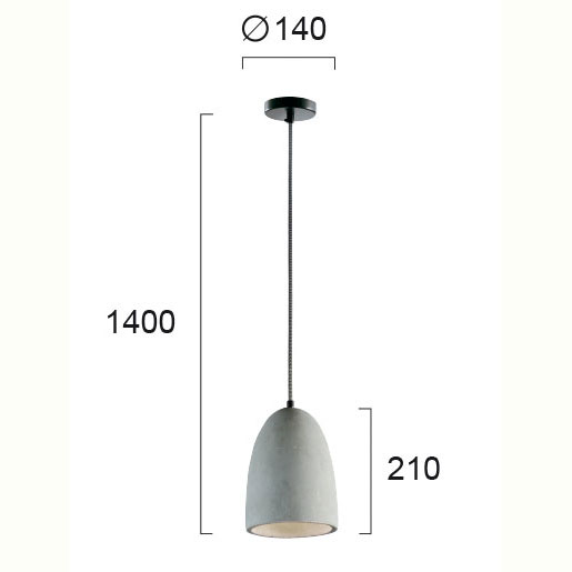 Φωτιστικό Οροφής Μονόφωτο Viokef Anisha 4146700 Φωτιστικά Κρεμαστά Spitishop