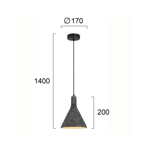 Φωτιστικό Οροφής Μονόφωτο Viokef Dot Black 4297401