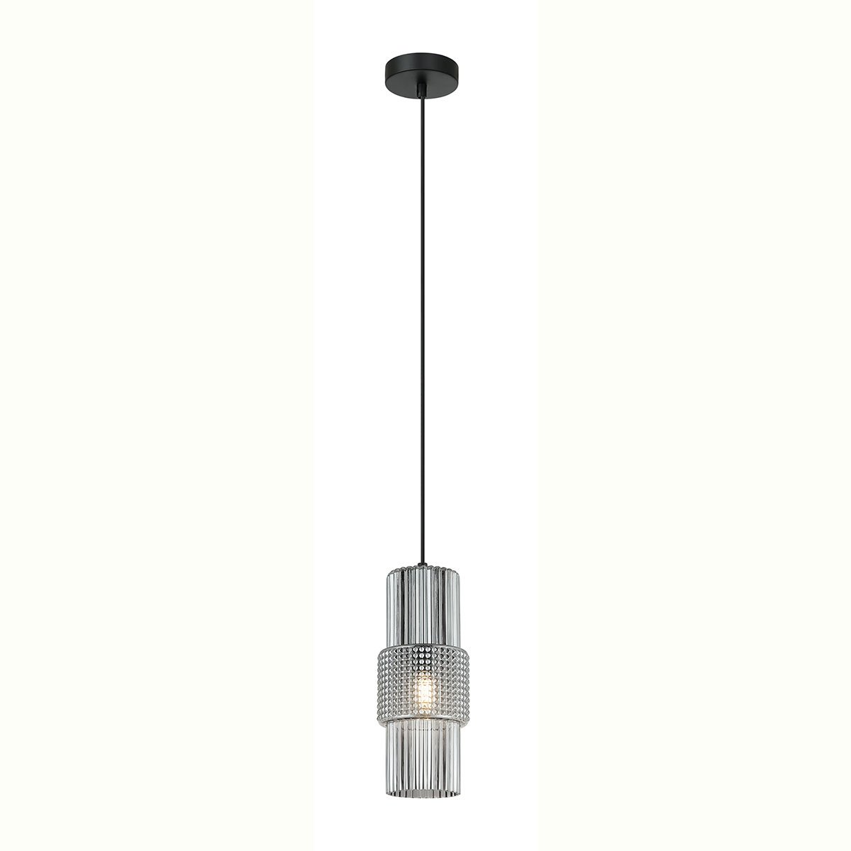 Φωτιστικό Οροφής Μονόφωτο Viokef Lilian Smoke 4294900