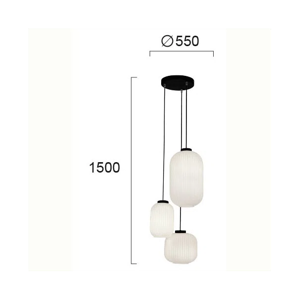 Φωτιστικό Οροφής Τρίφωτο Viokef Astor White 4257900