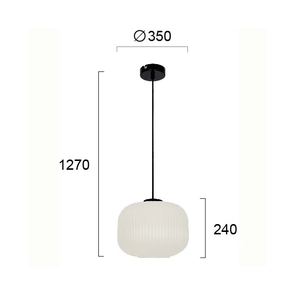 Φωτιστικό Οροφής Μονόφωτο Viokef Astor White 4253000