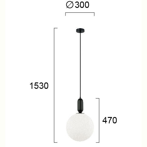 Φωτιστικό Οροφής Μονόφωτο Viokef Neptune 4230601 Φωτιστικά Κρεμαστά Spitishop