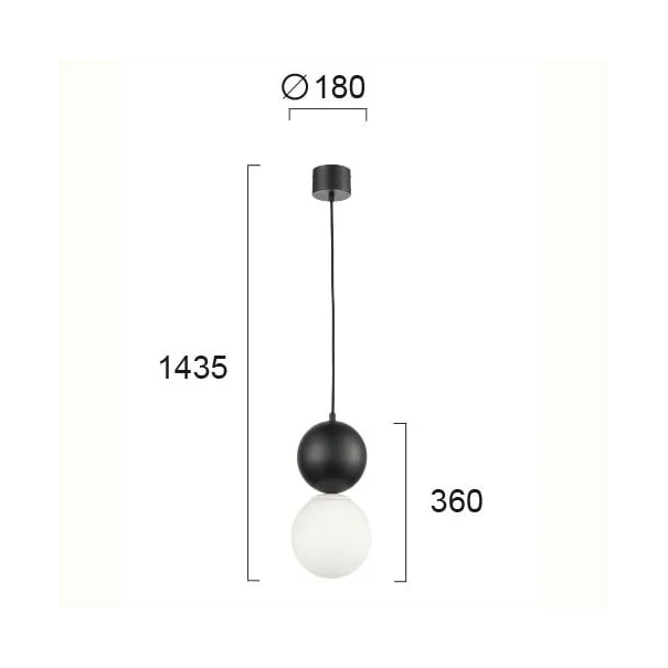 Φωτιστικό Οροφής Μονόφωτο Viokef Stone 4236800