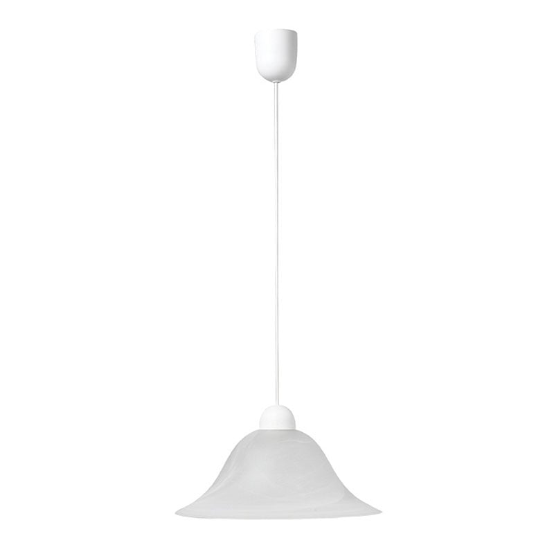 Φωτιστικό Οροφής Μονόφωτο Viokef Duet White 3927500 Φωτιστικά Κρεμαστά Spitishop
