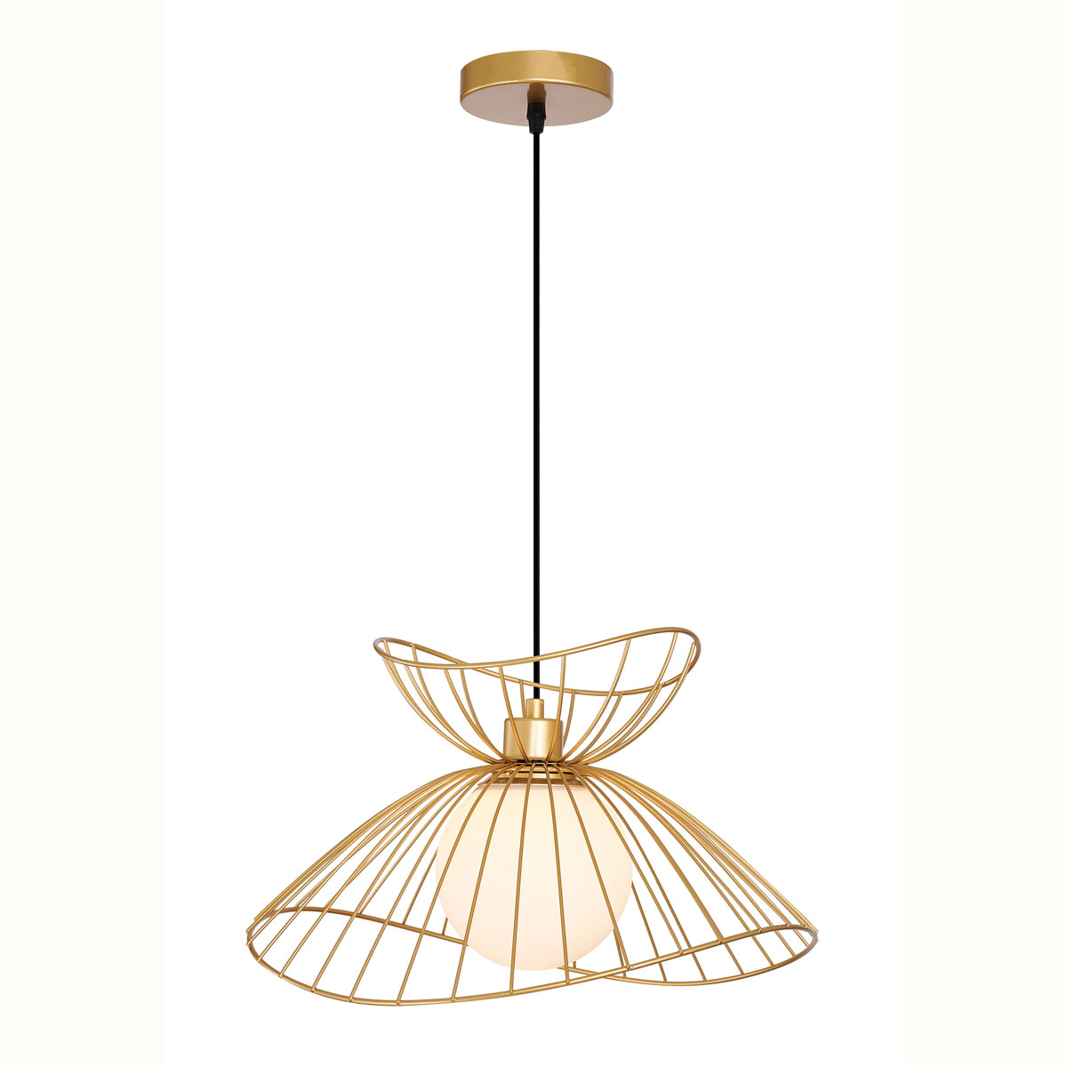 Φωτιστικό Οροφής Μονόφωτο Viokef Belinda Gold 4275101