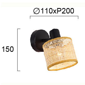 Απλίκα Τοίχου Viokef Erica 4274700 Φωτιστικά Απλίκες Spitishop