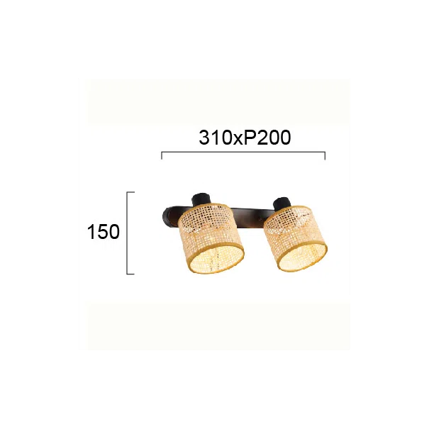 Απλίκα Τοίχου Viokef Erica 4274800