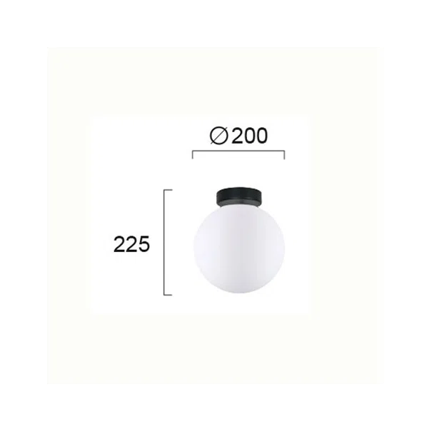 Φωτιστικό Οροφής Μονόφωτο Viokef Stone 4237000