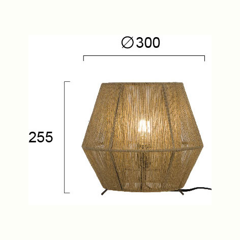Πορτατίφ Viokef Zaira Beige 4214202 Φωτιστικά Επιτραπέζια Spitishop