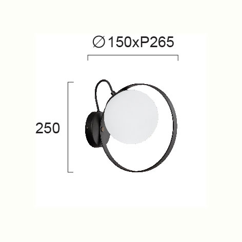 Απλίκα Τοίχου Viokef Bubble 3100000 Φωτιστικά Απλίκες Spitishop