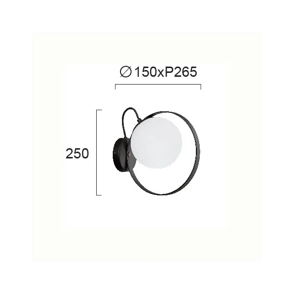 Απλίκα Τοίχου Viokef Bubble 3100000