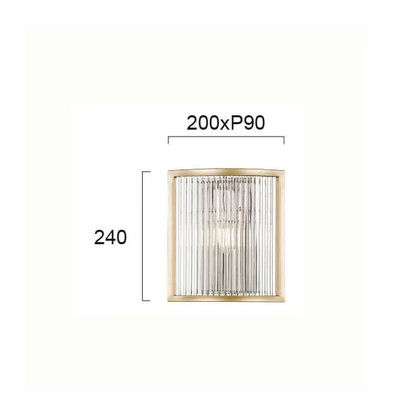 Απλίκα Τοίχου Viokef Karolina 4258700