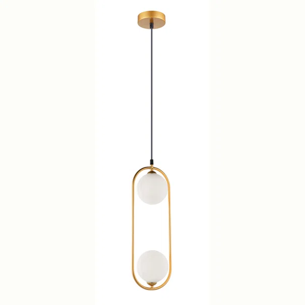 Φωτιστικό Οροφής Δίφωτο Viokef Fancy Gold 4208701