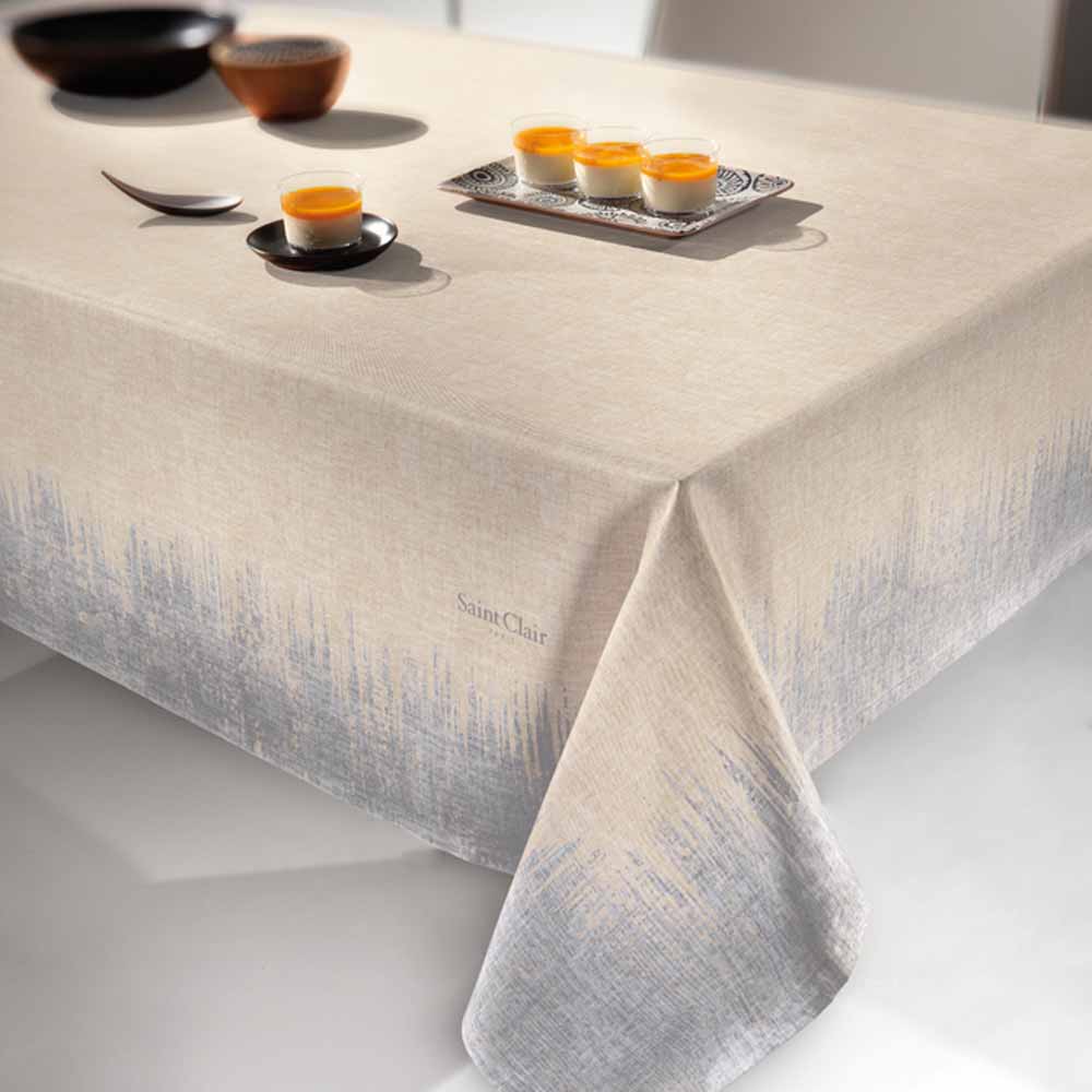 Αλέκιαστο Τραπεζομάντηλο (145x180) Saint Clair 1021 Beige/Silver