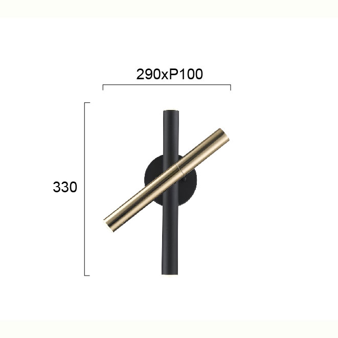 Απλίκα Τοίχου Led Viokef Ballet 4272900 Φωτιστικά Απλίκες Spitishop