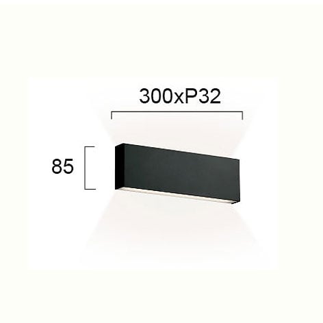 Απλίκα Τοίχου Led Viokef Hugo 4243601 Φωτιστικά Απλίκες Spitishop