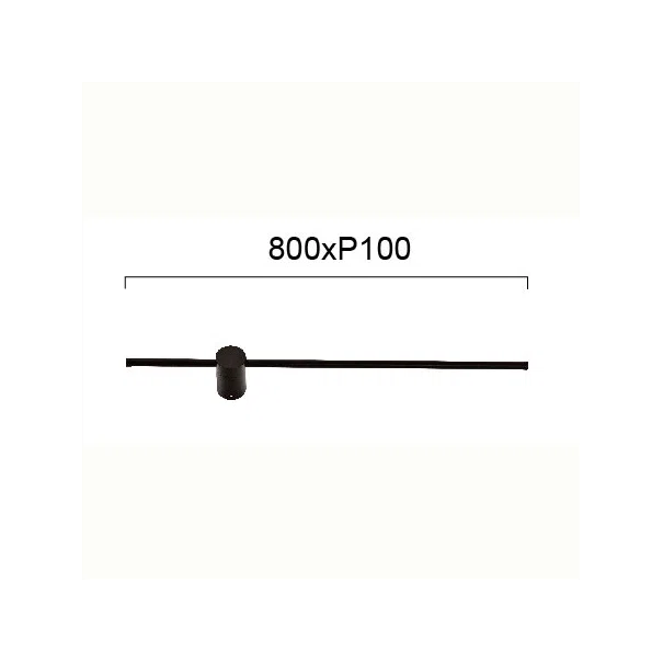 Απλίκα Τοίχου LED Viokef Leo Black 4271400