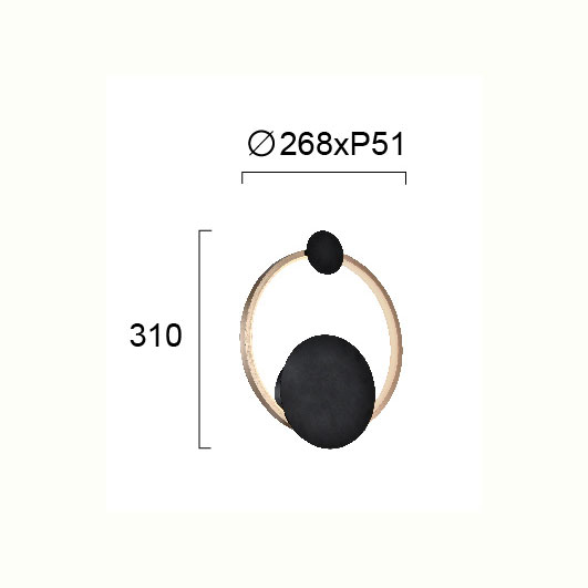 Απλίκα Τοίχου Led Viokef Melia 4263300 Φωτιστικά Απλίκες Spitishop