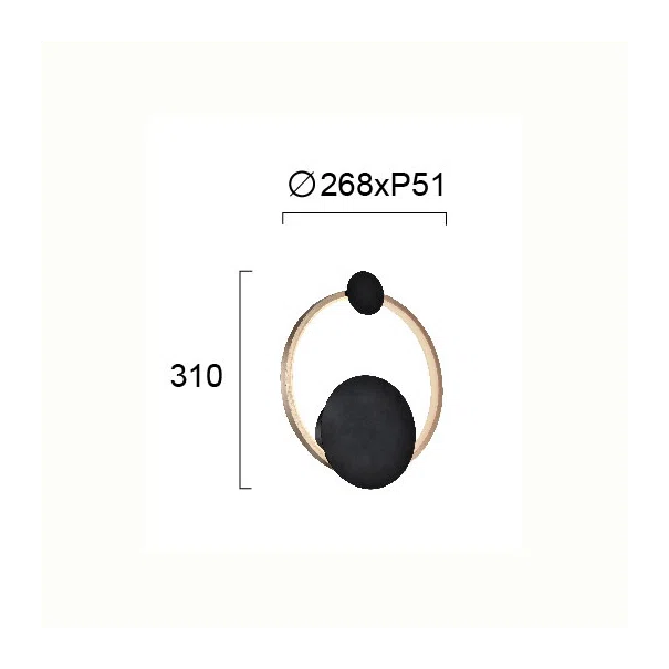 Απλίκα Τοίχου LED Viokef Melia 4263300