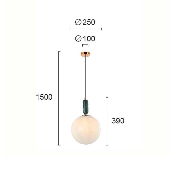 Φωτιστικό Οροφής Μονόφωτο Viokef Polly 4264200 Φωτιστικά Κρεμαστά Spitishop