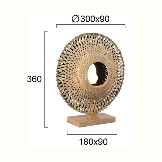 Πορτατίφ Viokef Ilanga 4299200 Φωτιστικά Επιτραπέζια Spitishop