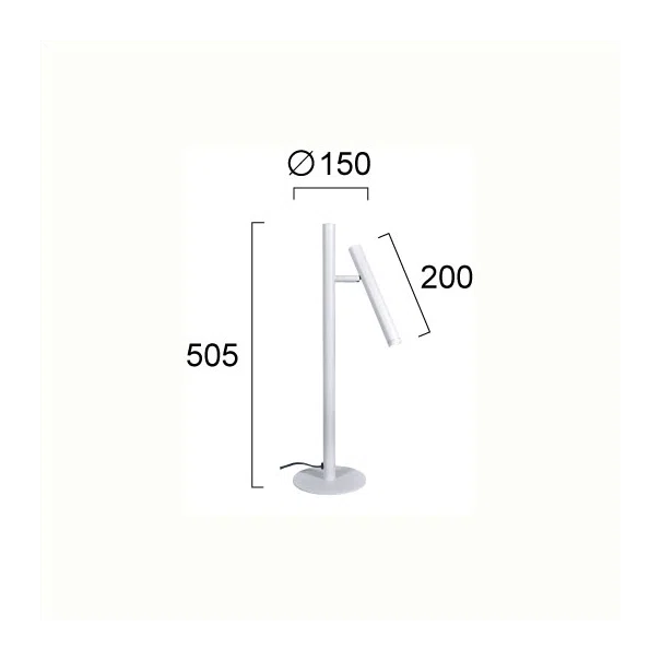 Πορτατίφ LED Viokef Corso White 4294200