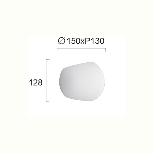 Απλίκα Τοίχου Viokef Sarra White 4290200 Φωτιστικά Απλίκες Spitishop