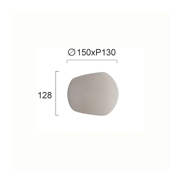Απλίκα Τοίχου Viokef Sarra Grey 4290201