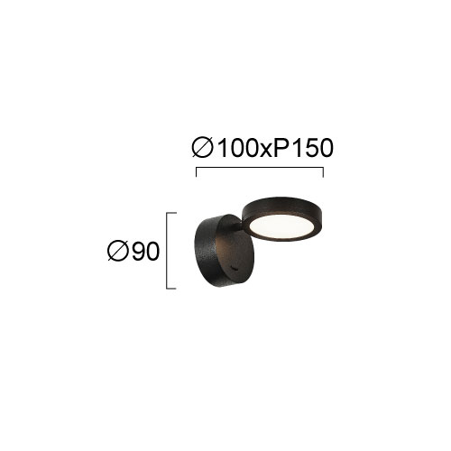 Απλίκα Τοίχου Led Viokef Eden 4307700 Φωτιστικά Απλίκες Spitishop