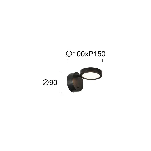 Απλίκα Τοίχου LED Viokef Eden 4307700