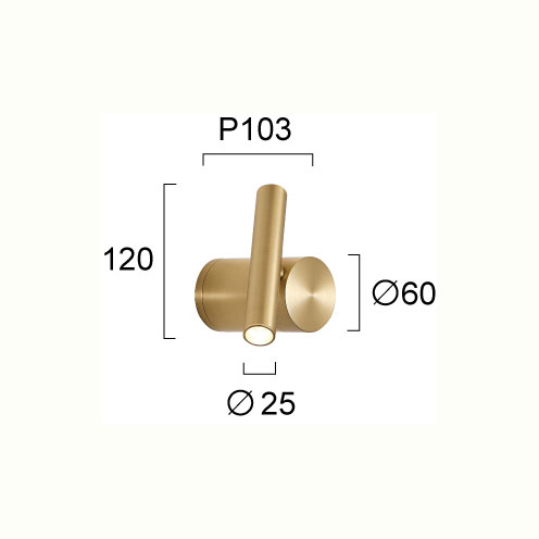 Σποτ Μονόφωτο Led Viokef Planet Gold 4292901 Φωτιστικά Οροφής Κρεμαστά Spitishop