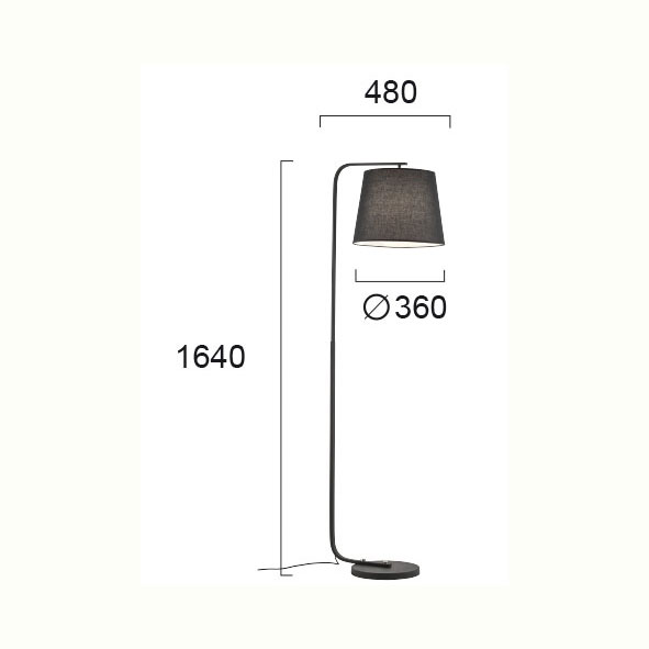 Φωτιστικό Δαπέδου Viokef Cobbe 4175000 Φωτιστικά Οροφής Κρεμαστά Spitishop