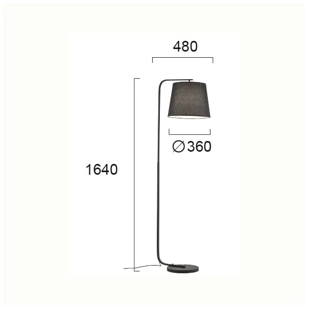 Φωτιστικό Δαπέδου Viokef Cobbe 4175000