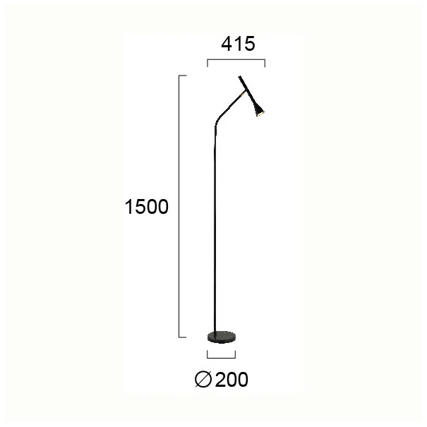 Φωτιστικό Δαπέδου Viokef Melody 4283800