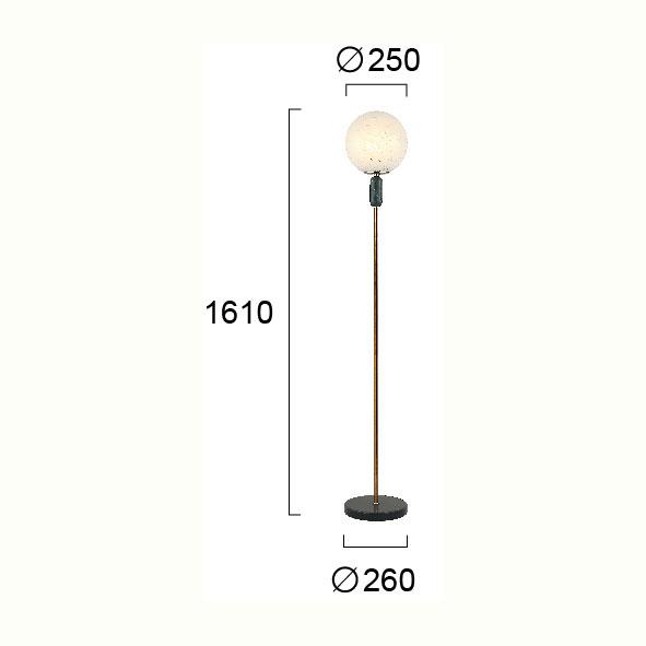 Φωτιστικό Δαπέδου Viokef Polly 4276000 Φωτιστικά Οροφής Κρεμαστά Spitishop