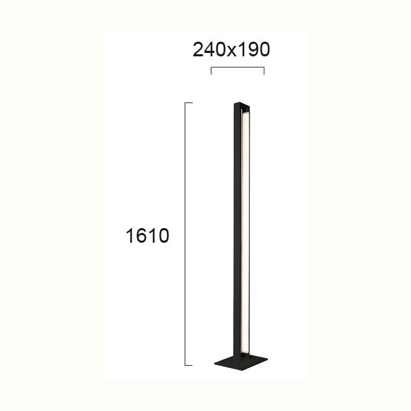 Φωτιστικό Δαπέδου Led Viokef Tiffany 4220800 Φωτιστικά Οροφής Κρεμαστά Spitishop