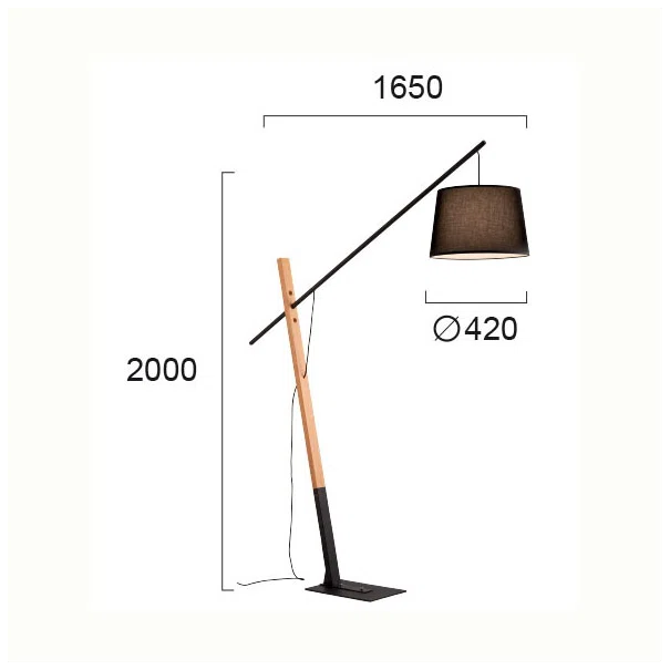 Φωτιστικό Δαπέδου Viokef Crane 4204100