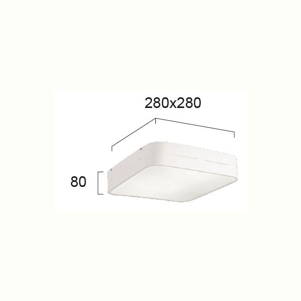 Φωτιστικό Πλαφονιέρα Viokef Terry White 4104200